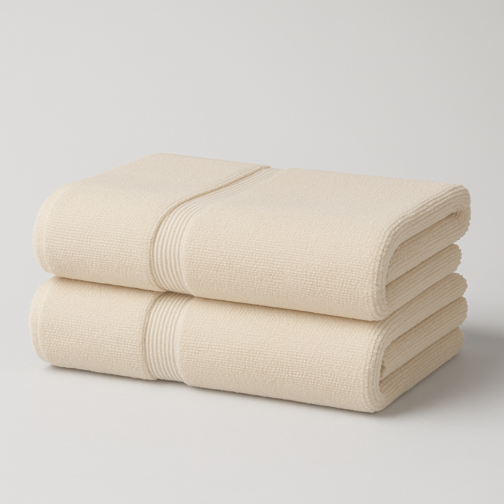 Luxury Soft & Absorbent White Bath Towel - Premium Cotton