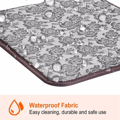 Pet Heating Pad, Waterproof Adjustable Warm Blanket, With Anti Bite Steel Rope Box