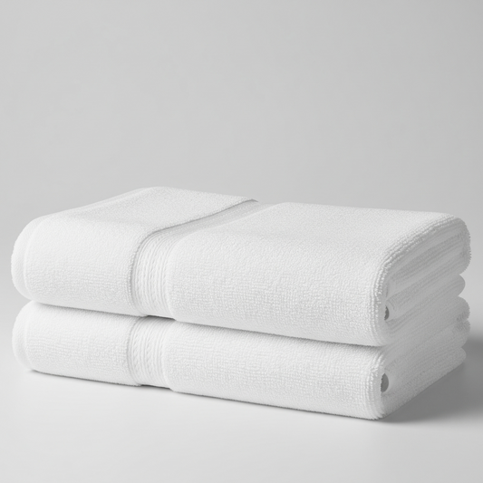 Luxury Soft & Absorbent White Bath Towel - Premium Cotton